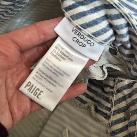 Paige Verdugo jeans size 29. Blue and white - Picture 5 of 8
